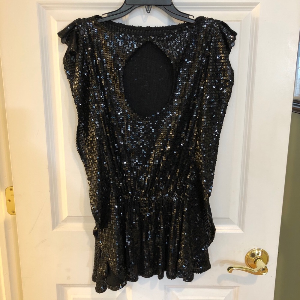 Free People Sequin Top - Picture 2 of 4